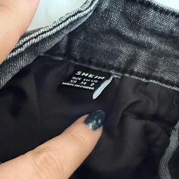 Gray Denim Bustier and Shorts Set - XS - Picture 5 of 6